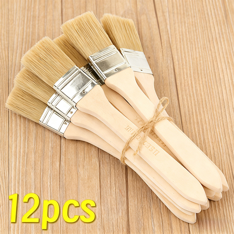 Furniture Home Hardware - 1-24 Buah Set Kuas Cat Profesional