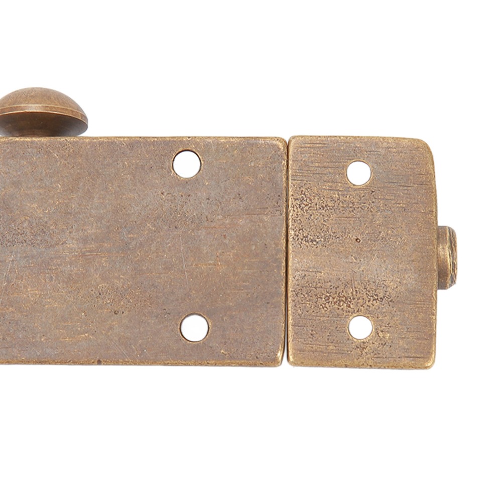 Barrel Bolt Slide - Kunci Geser Kuningan Antik, Kekuatan Tinggi,