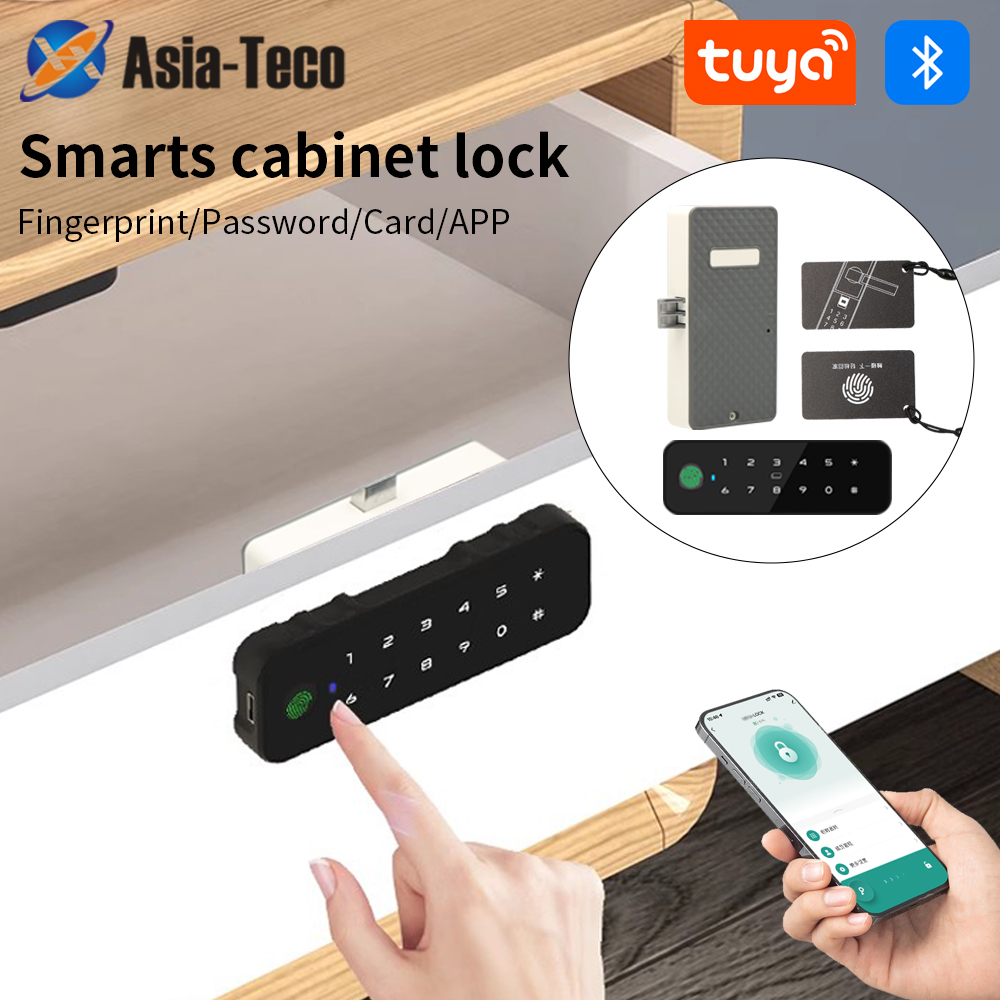 Furniture And Hardware - Tuya Bluetooth Pintar Kabinet Kayu Kunci