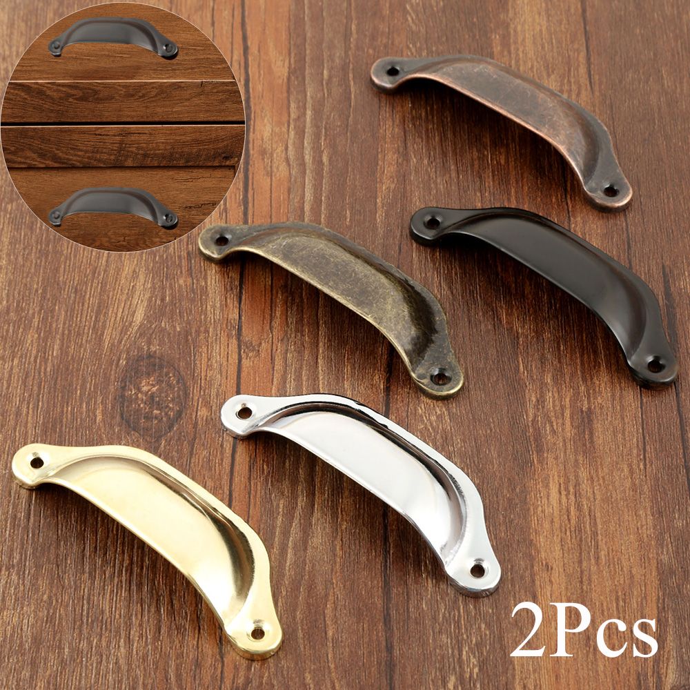 Furniture And Kitchen Hardware Fitting - 2 buah 98MM Retro laci dapur