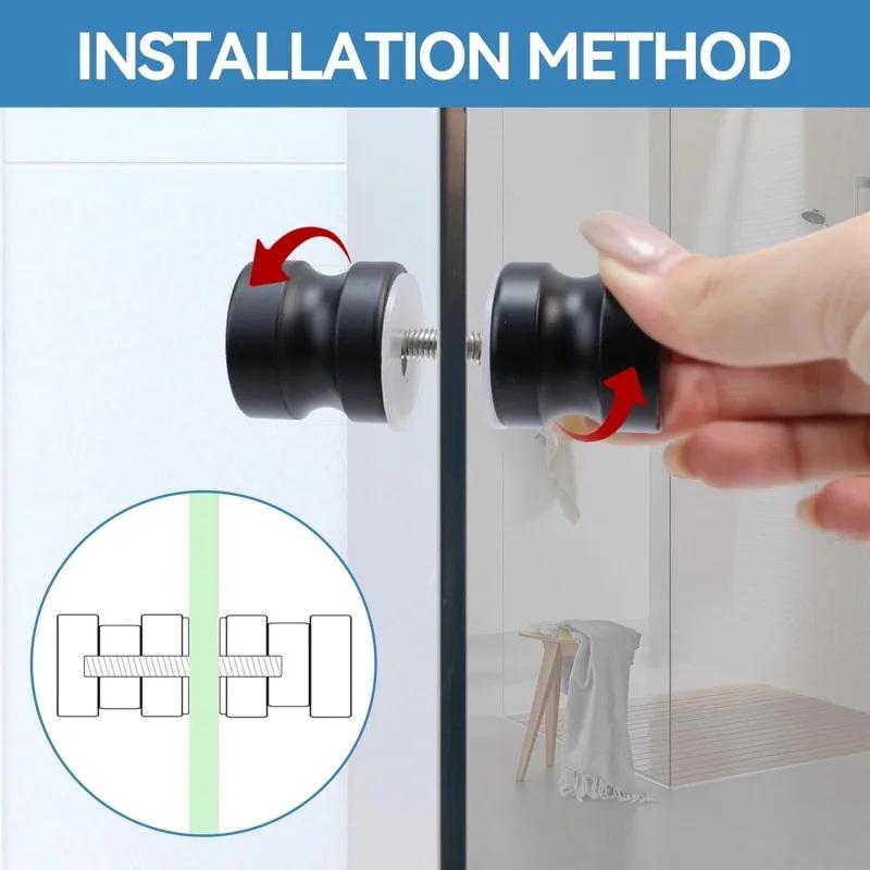 Furniture Hardware Supply - Gagang Pintu Kaca Shower Bergaya, Kenop