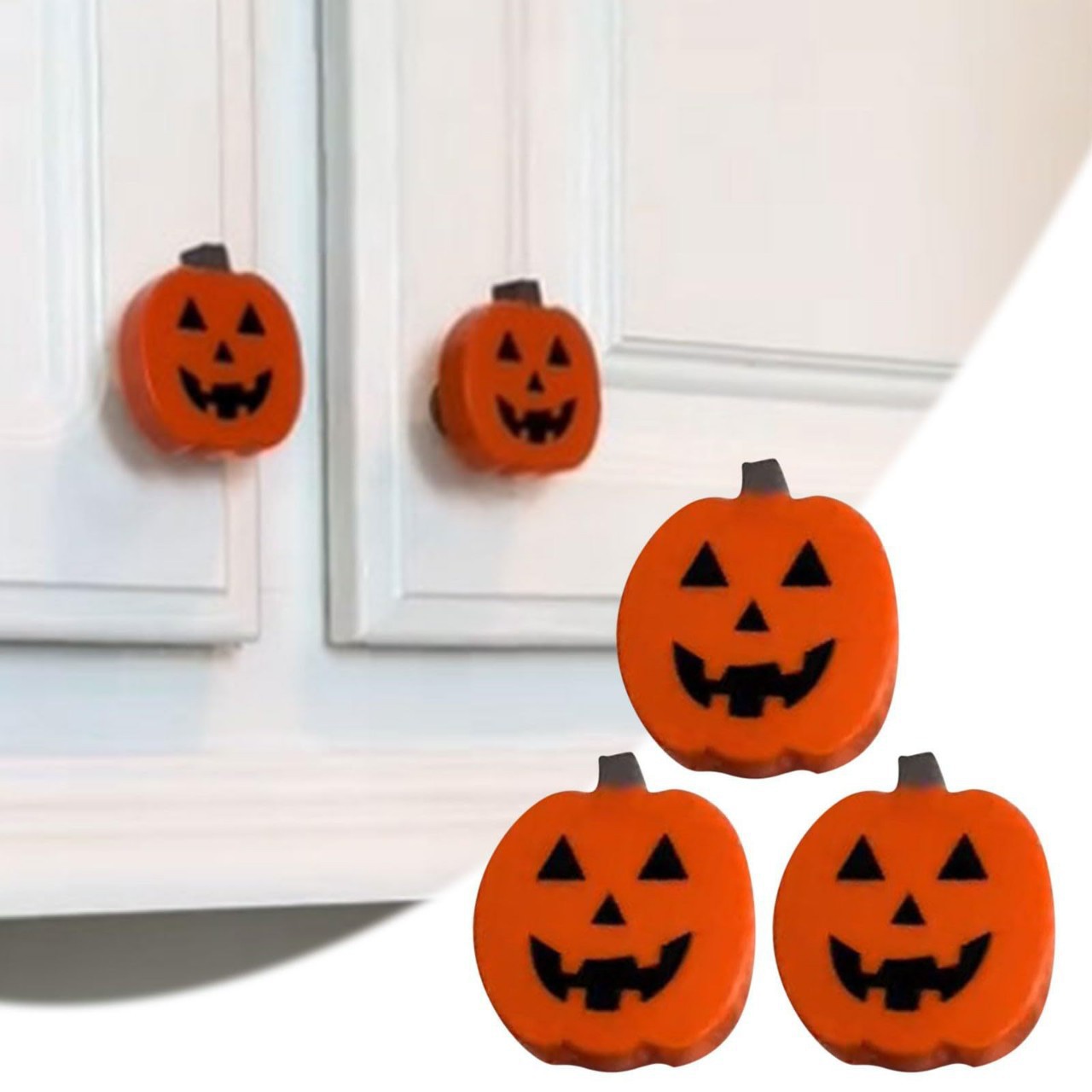 Furniture Hardware Manufacturer - Penutup kenop berbentuk labu Halloween, pegangan