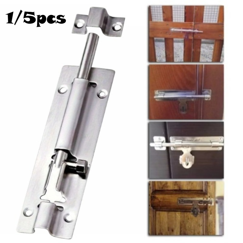 Barrel Bolt Slide - 1/5 Buah Baut Pintu Baja Tahan