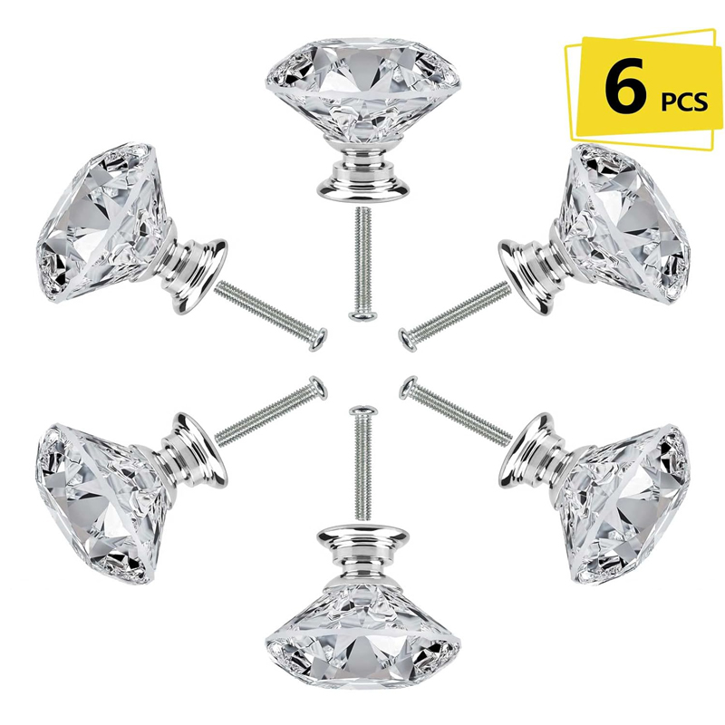 Furniture Hardware Manufacturer - 6 Buah Kenop Kabinet dengan Sekrup