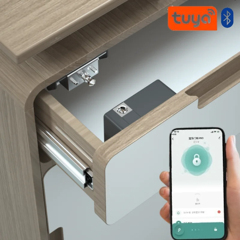 Furniture Home Hardware - Tuya Kunci Pintu Kabinet Pintar Tanpa