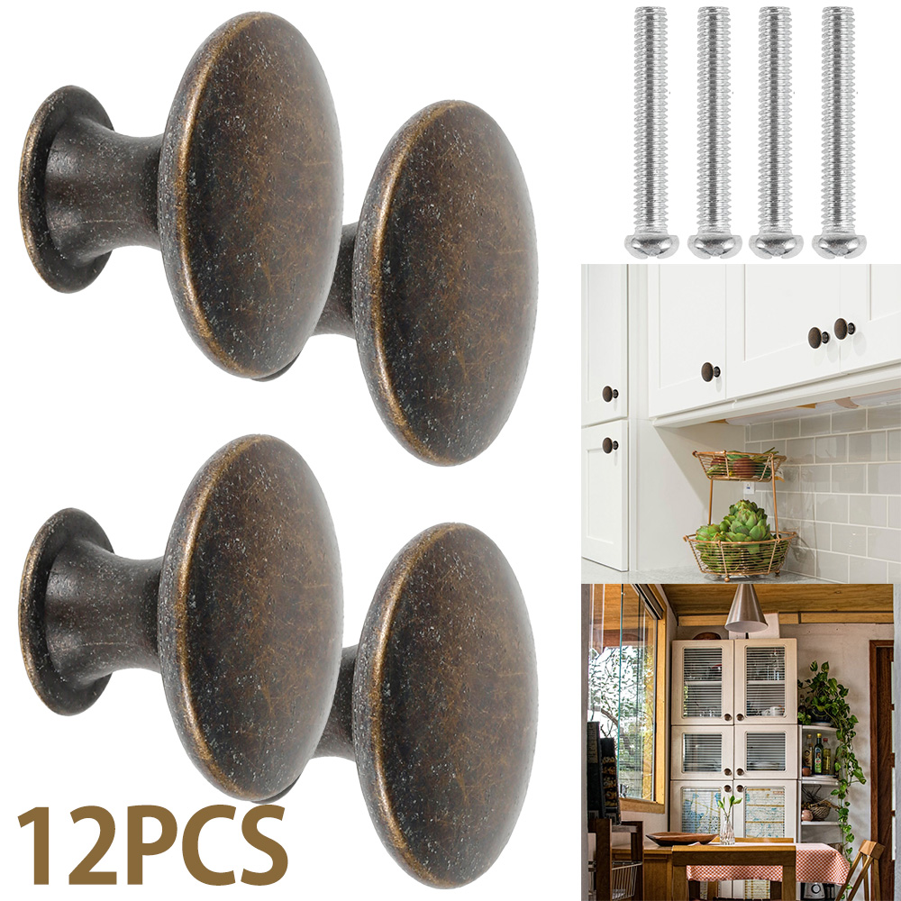 Furniture And Kitchen Hardware Fitting - 12 Buah Pegangan Tarik Retro Warna