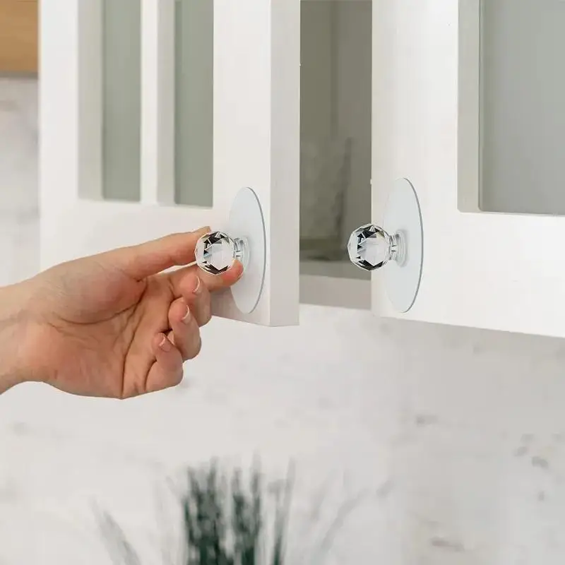 Furniture Home Hardware - Kenop & Pengait Pintu Kristal Berkilau