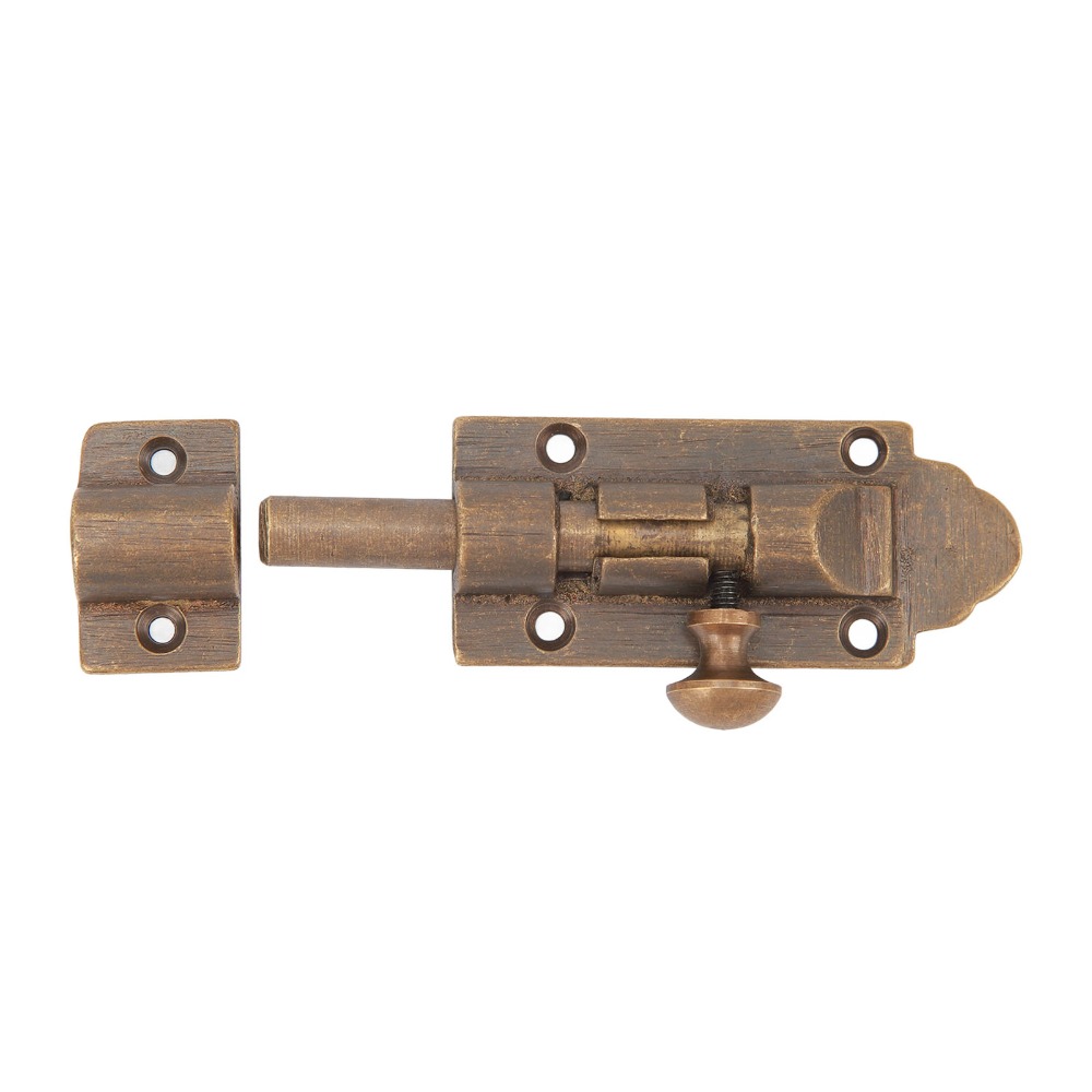 Kunci Geser Kuningan Antik, Ke - Barrel Bolt Slide ulasan dan harga