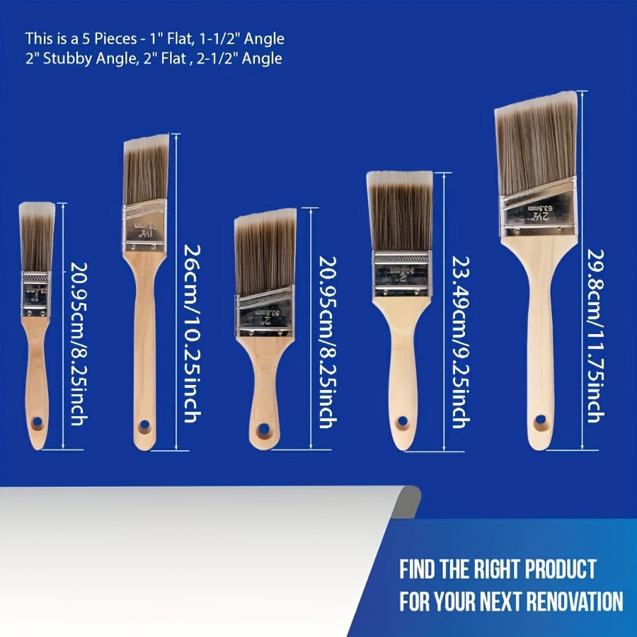 5 Buah Kuas Cat Kualitas Tingg - Furniture Hardware Manufacturer ulasan dan harga