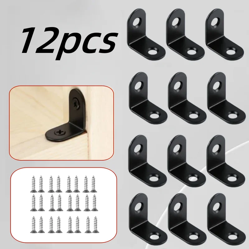 12 Buah Braket Bentuk L Sudut  - Used Furniture Hardware ulasan dan harga