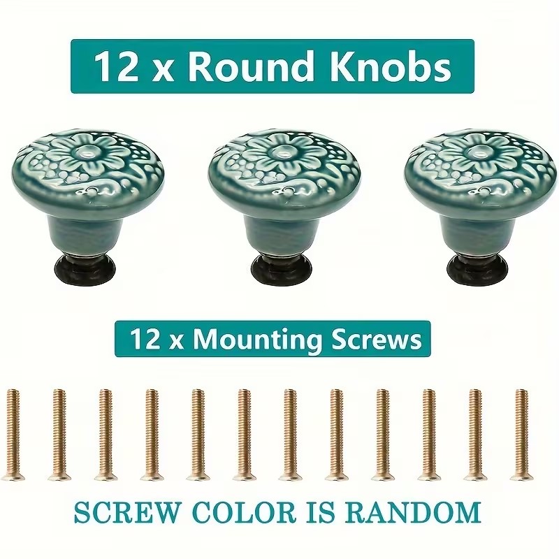 12 buah kenop kabinet keramik, - Furniture Hardware Manufacturer ulasan dan harga