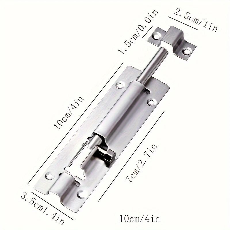 1/5 Buah Baut Pintu Baja Tahan - Barrel Bolt Slide ulasan dan harga
