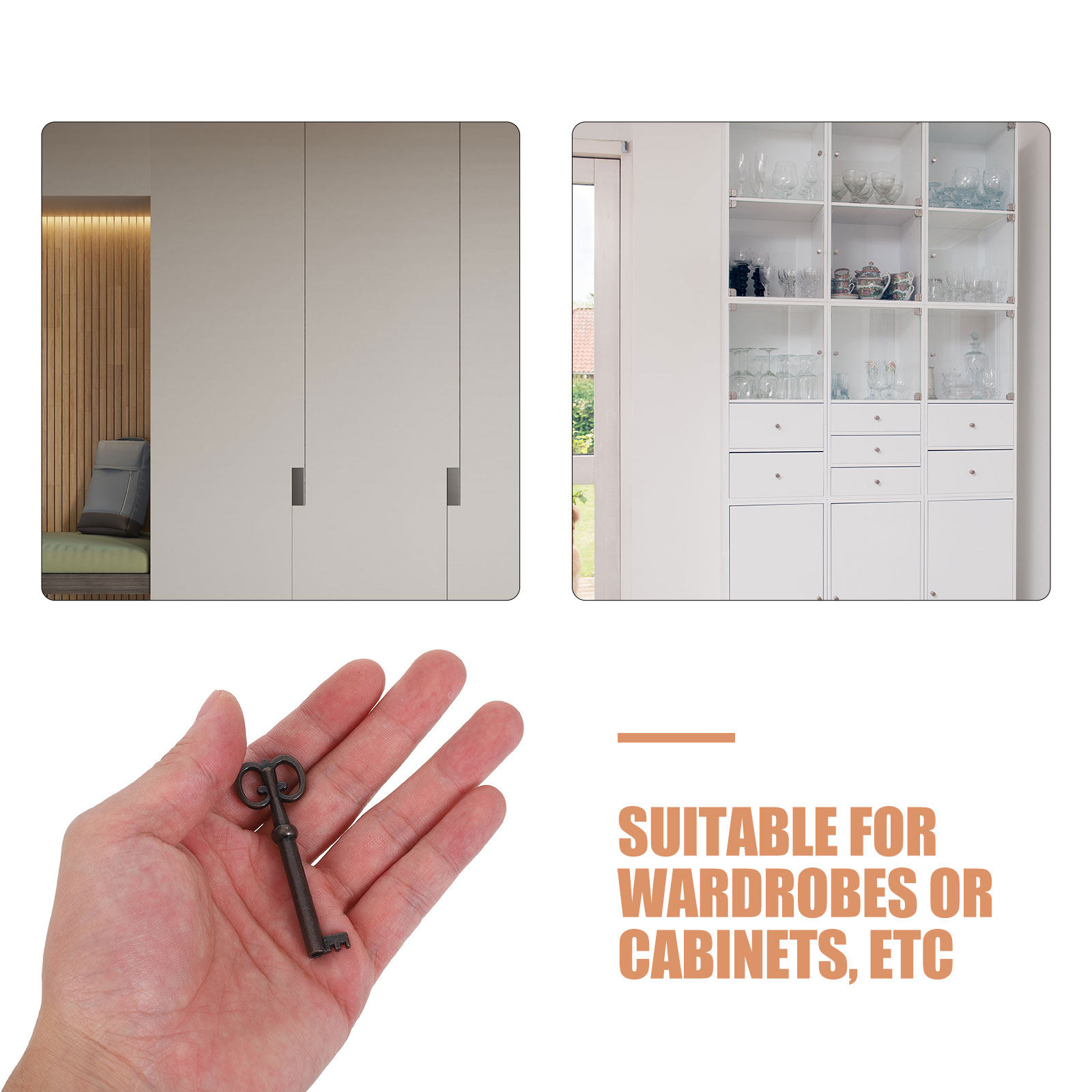 4 Set Kunci Kabinet Retro Peng - Furniture Hardware Lock ulasan dan harga